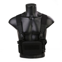 Emerson Gear Micro Chest Rig (BK), Ensuring all of your gear is on-hand when you need it can be the difference between a tactiacl reload keeping you in the game, or giving your position away and getting you a one-way ticket to respawn